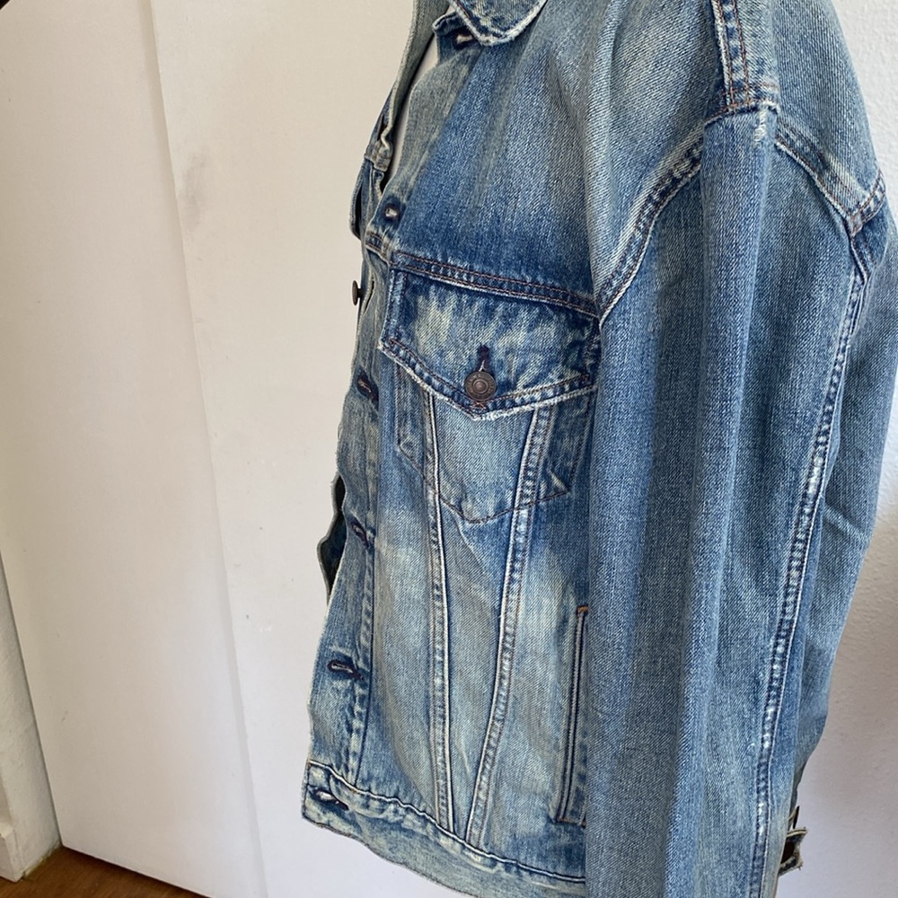Vintage Ralph Lauren, distressed, jean jacket - Picture 4 of 9